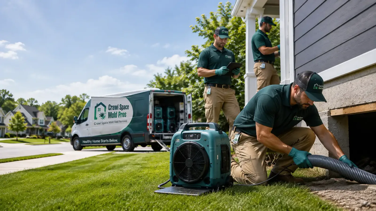 Crawl Space Mold Removal in Lakeland, LA
